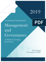 Accreditation Framework Mangement Governance
