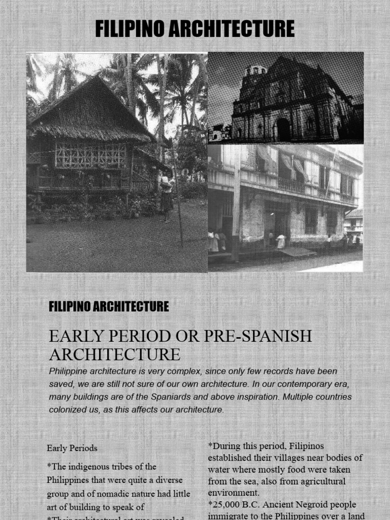 Filipino Pre-Colonial Architecture Insights | PDF | Philippines