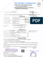 Fumigation Certificate Template Guide | PDF | Materials