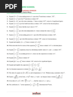 Binomial Expansion