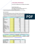 Calculation of Load