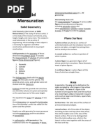 Solid Mensuration REVIEWER