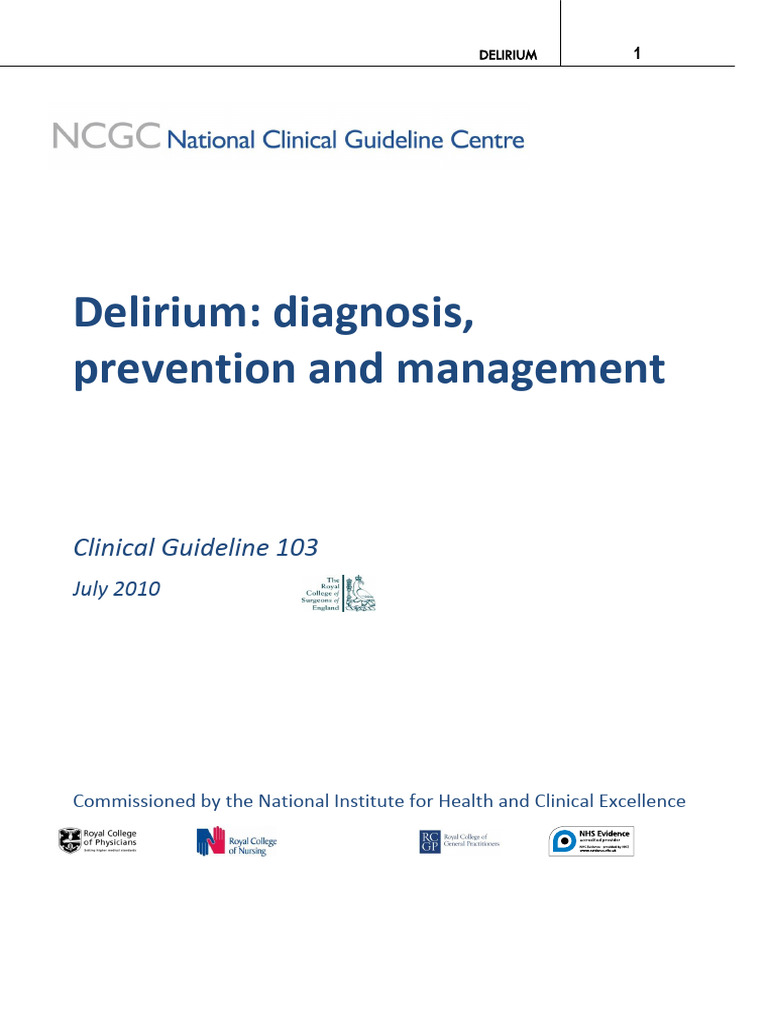 Full Guideline PDF 134653069 | PDF | Antipsychotic | Medicine