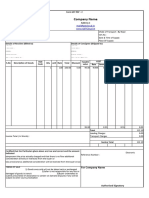GST Invoice Format