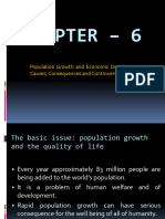 Chapter - 6: Population Growth and Economic Development: Causes, Consequences and Controversies