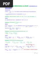 SPM - Differentiation - F4