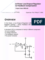 Design of A Low-Power Low-Dropout Regulator With Active Feedback Compensation