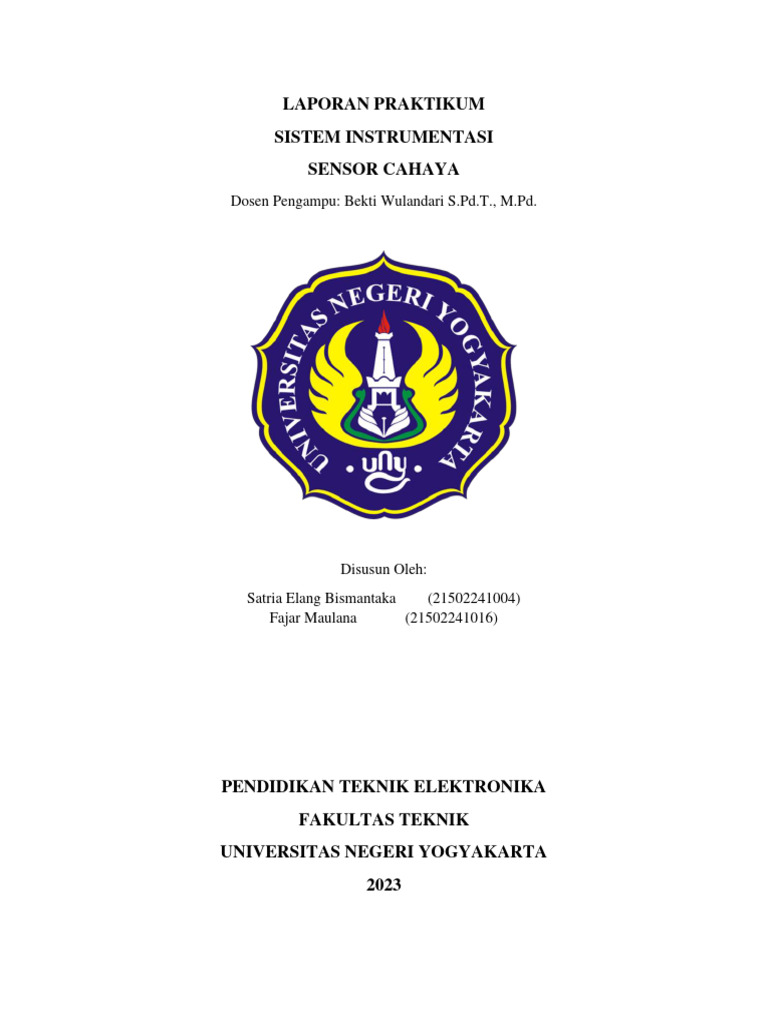 Praktikum Sensor Cahaya: Kalibrasi dan Analisis | PDF | Sains ...