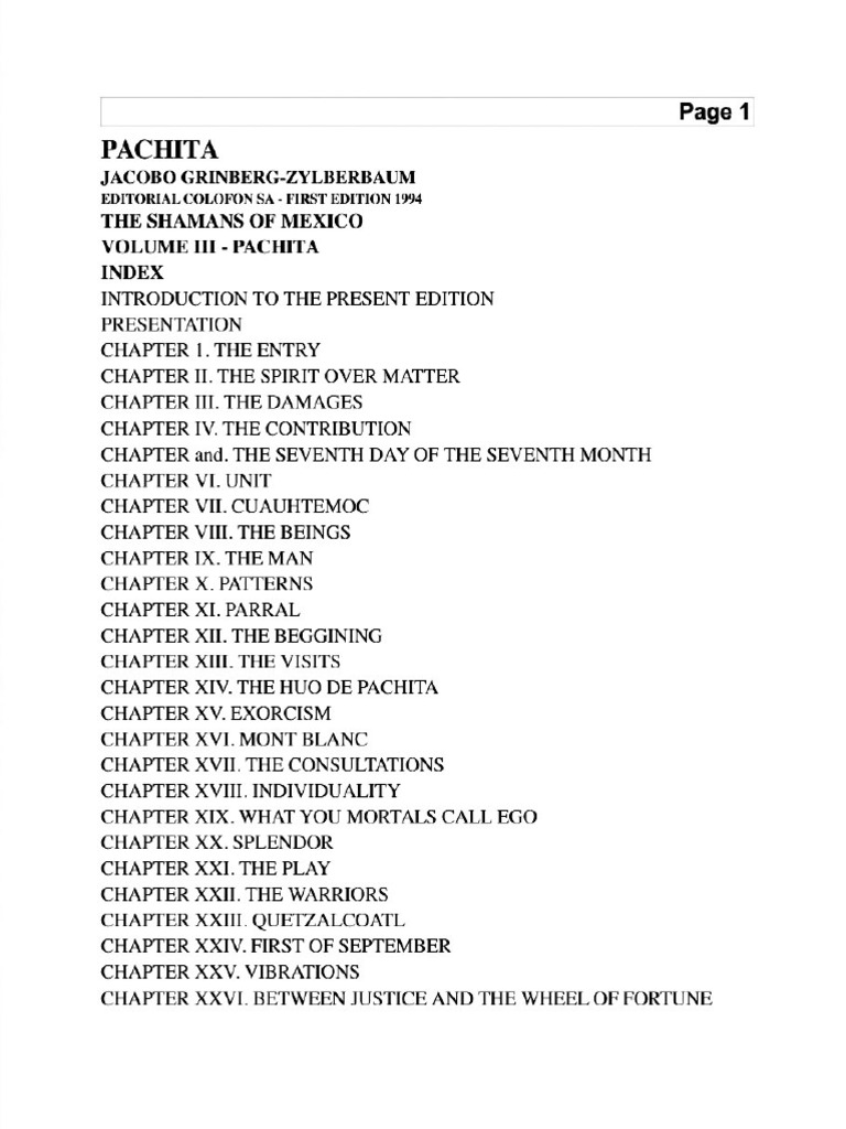 Jacobo Grinberg - Pachita | PDF | Consciousness | Brain