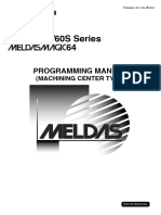 M60 - M60S Series - MELDASMAGIC64 Programming Manual (Machining