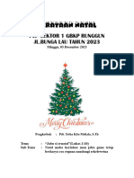 Liturgi Natal PJJ Sektor 1 GBKP Bunga Lau