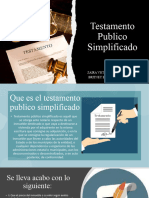 Testamento Publico Simplificado