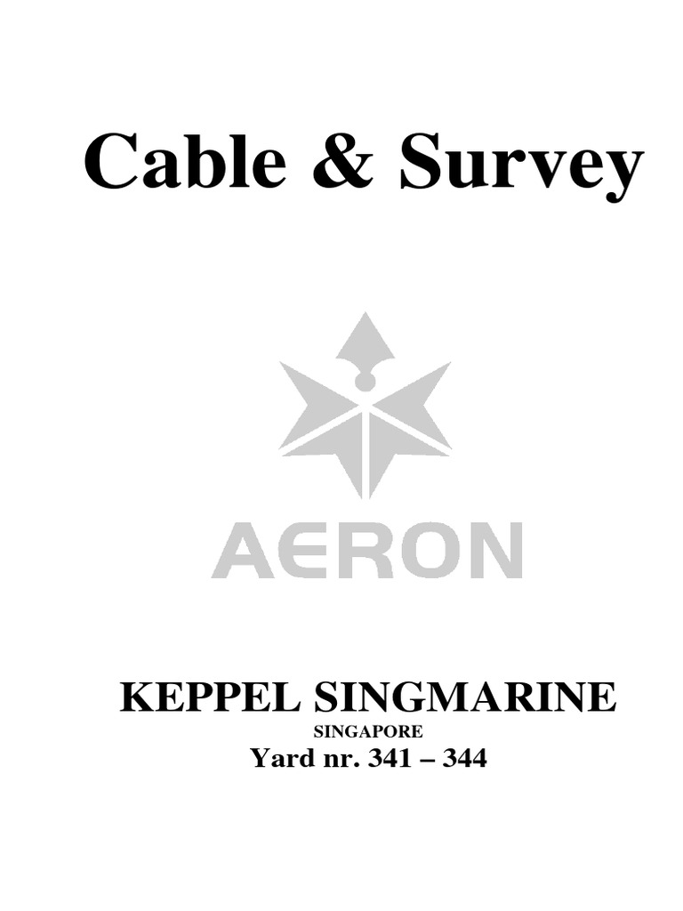 04 1 Cable Survey Pdf