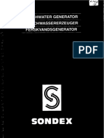 Fresh Water Generator SONDEX SFD 13 PDF