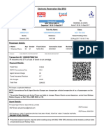 Electronic Reservation Slip (ERS) : 2456531323 12302/HWH RAJDHANI AC 3 Tier (3A)