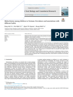 Malocclusion Among Children in Vietnam. Prevalence and Associations With Different Habits