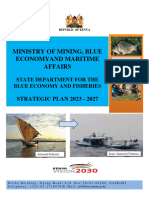 17.5.2023 Revised Draft Strategic Plan Sdbe&f (2023-2027) - Blue Economy