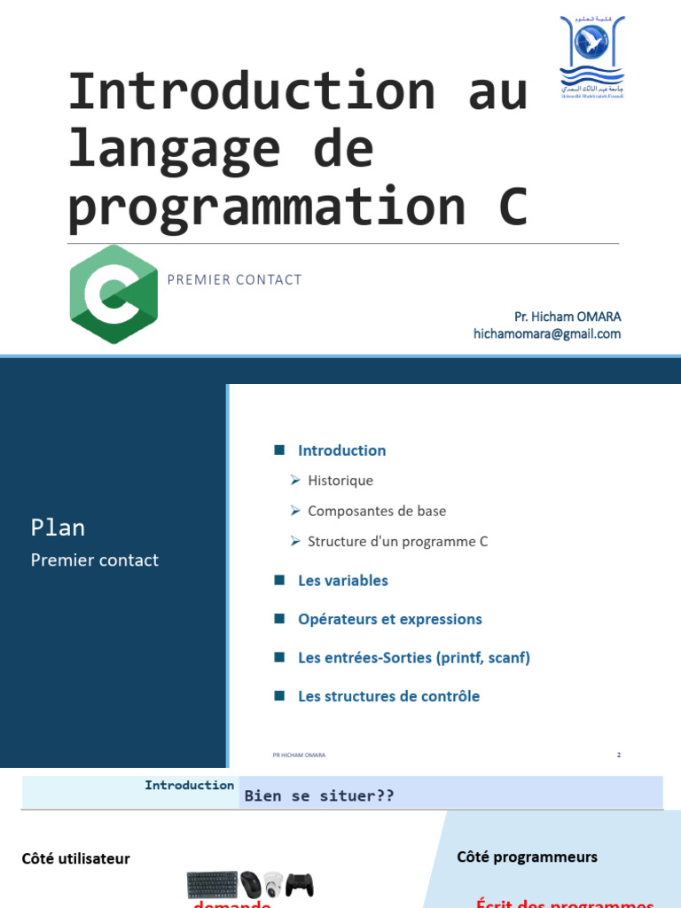 Introduction au langage C | PDF | Environnement de développement ...