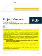 Project Mandate DRAFT v0.1