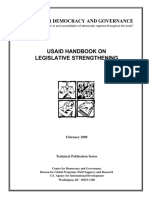 USAID Handbook For Legislative Strenghtening