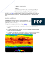 Effect of Latitude On Climate