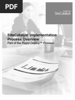 Site Catalyst Implementation Overview v3.0