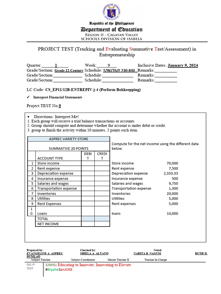 pROJECT tEST 2 | PDF