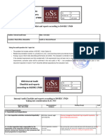 F-SYS-10. ISO17020 Internal Audit Checklist