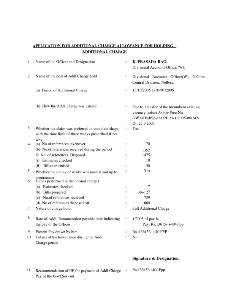 Addl - Charge Form | PDF | Government | Social Institutions