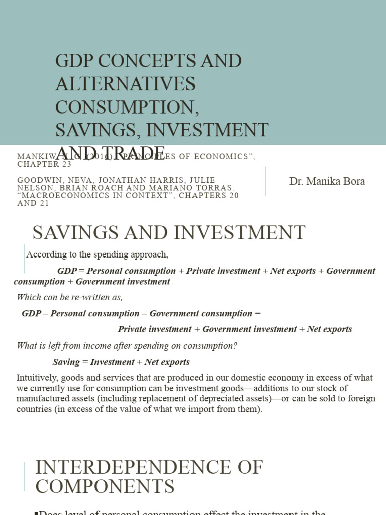 GDP Concepts and Alternatives Explained | PDF | Gross Domestic Product ...