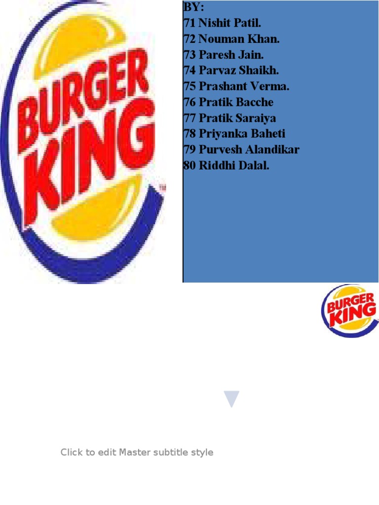 Burger King | PDF