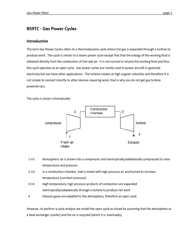 Gas Power Plant Ppt