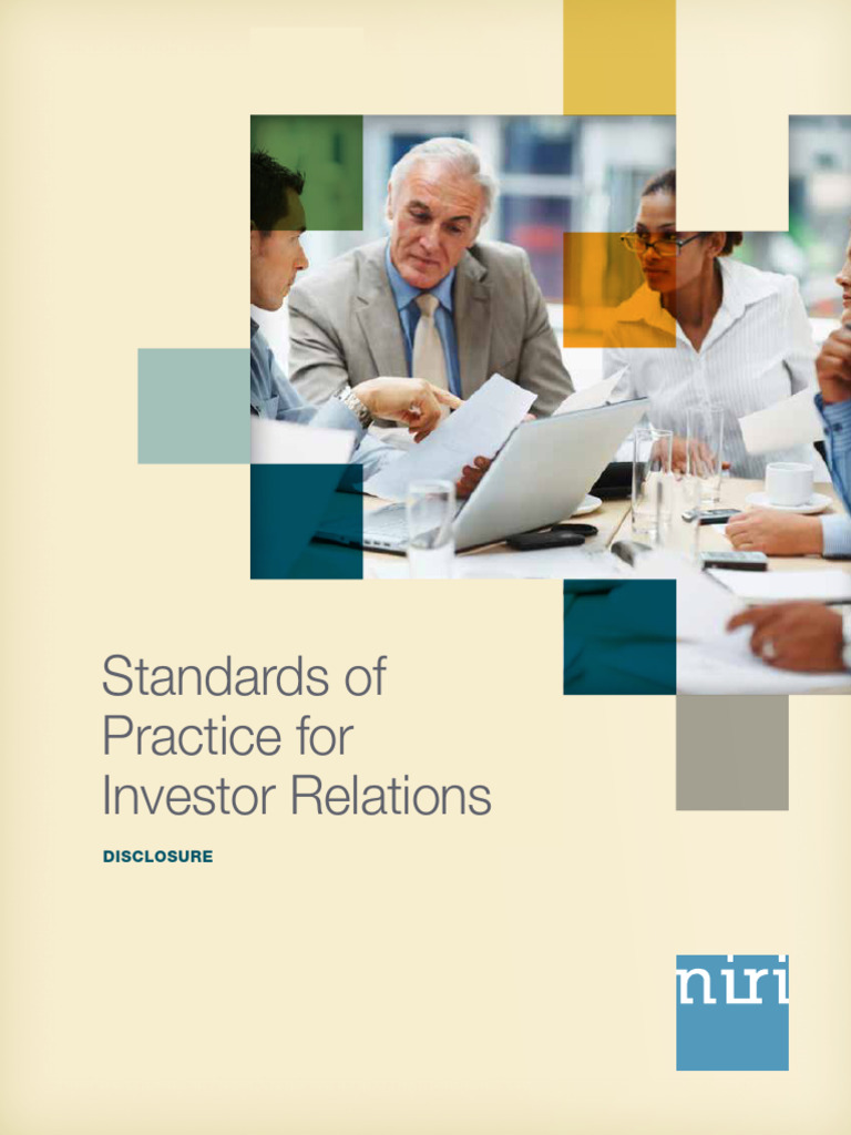 Investor Relations Disclosure Standards | PDF