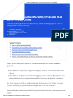 Content Marketing Proposals That Land The Best Clients (+ Free Template)