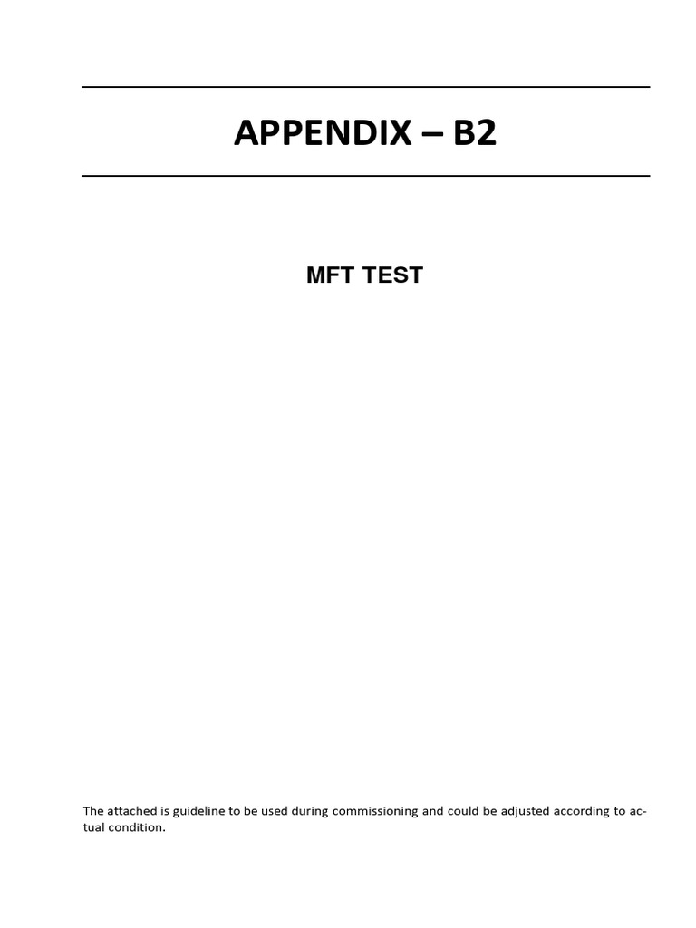 App B2 Mft Test Pdf Boiler Home Appliance
