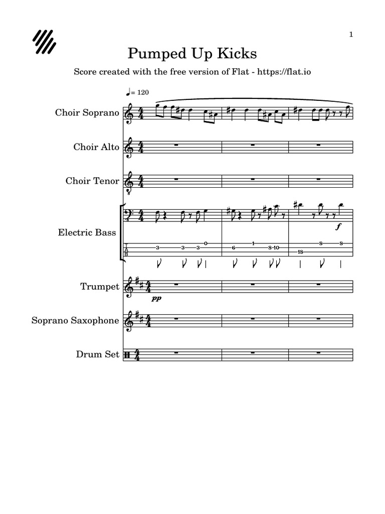 Pumped Up Kicks PDF