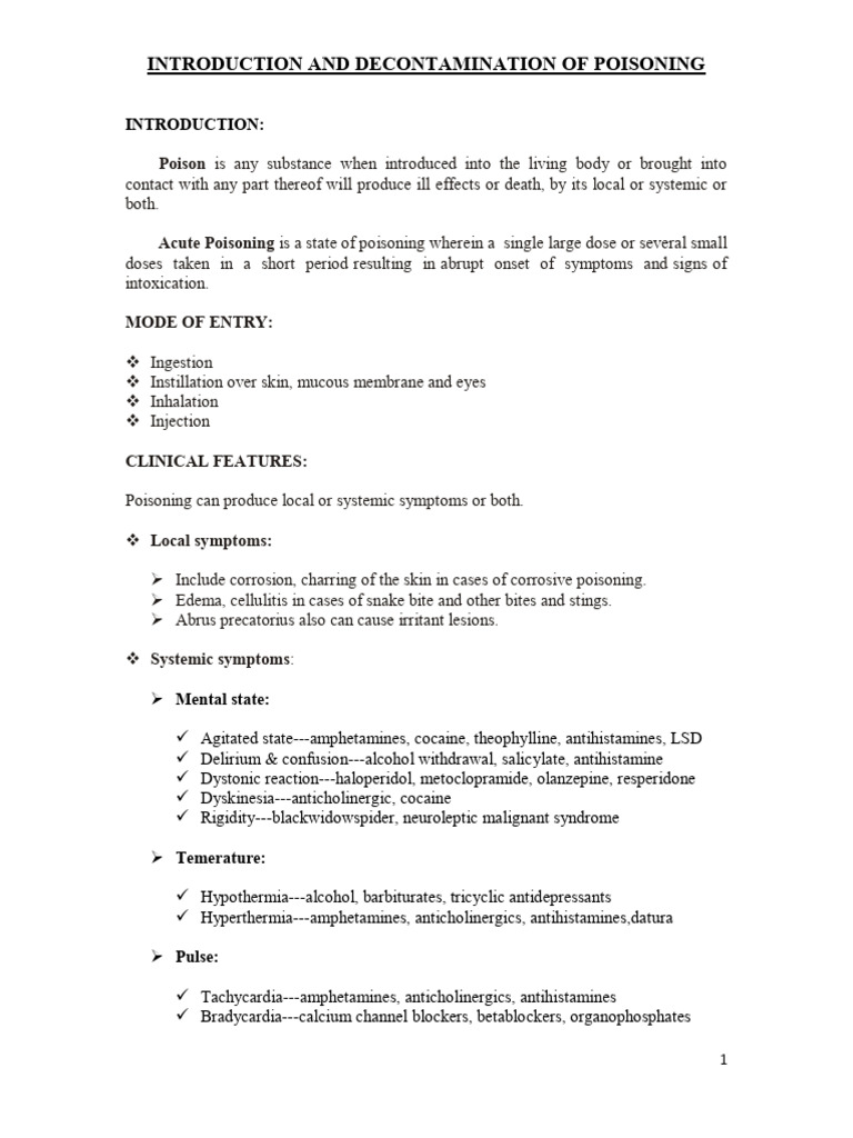 Imcu Poisoning Manual M m c PDF Imcu Poisoning Manual M m c PDF