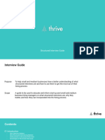 Thrive Structured Interview Guide
