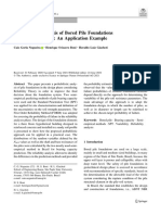 Probabilistic Analysis of Bored Pile Foundations 