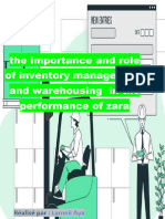 The Importance and Role of Inventory Management and Warehousing in The Performance of Zara