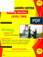 Tesol Training Center: Writing Section