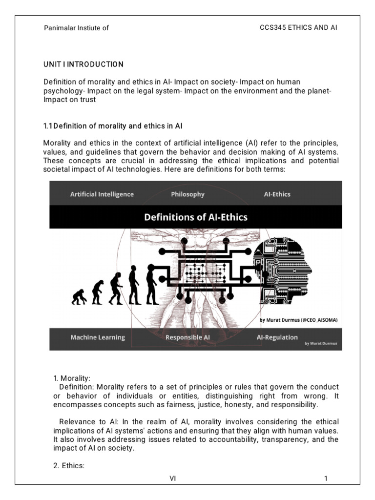 Ethics And Ai Notes All Units Pdf