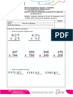 Evaluación Diagnóstica A Niñas y Niños de 10 Años en El Área de Matemáticas, Lengua