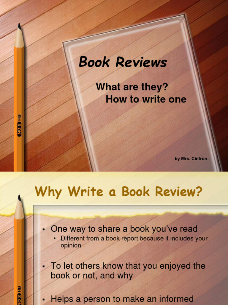 Writing A Book Review | PDF