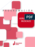 Programación Agrupaciones Musicales