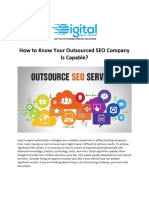 How To Know Your Outsourced SEO Company Is Capable