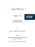 Strength of Materials - I: Chapter - VI
