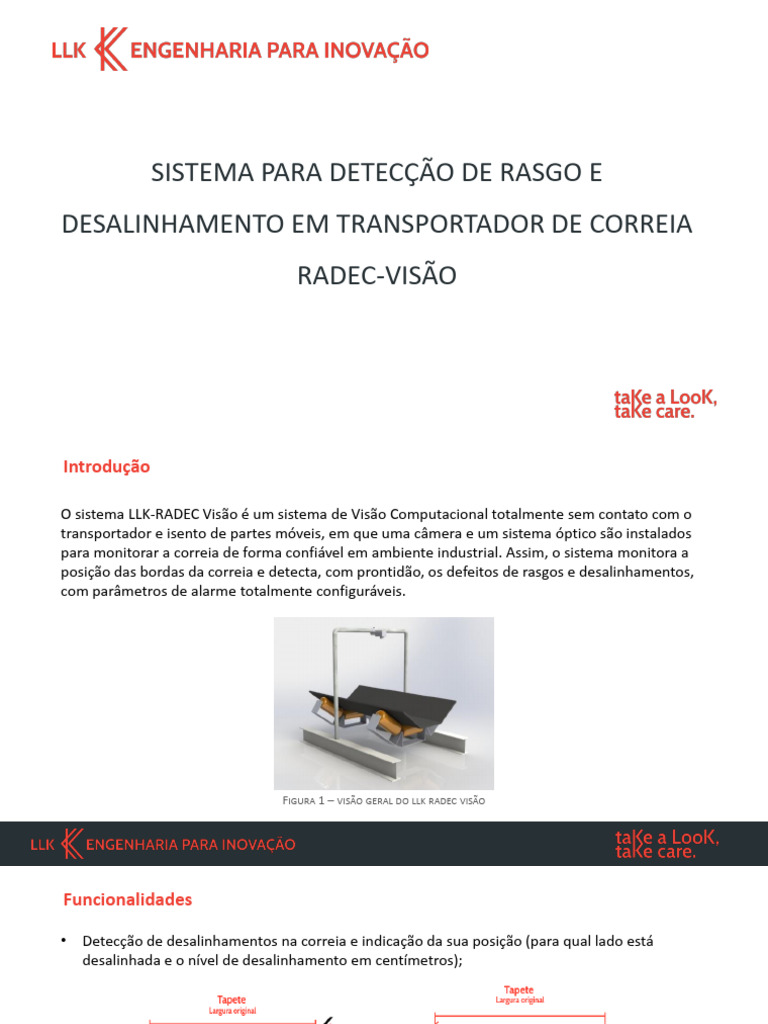 Sistema de Detecção de Rasgos em Correias | PDF | Câmera | Ótica