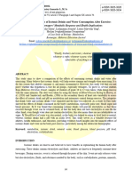 Comparative Analysis of Isotonic Drinks and Water Consumption After Exercise: A Study On Teenagers' Metabolic Response and Health Implications