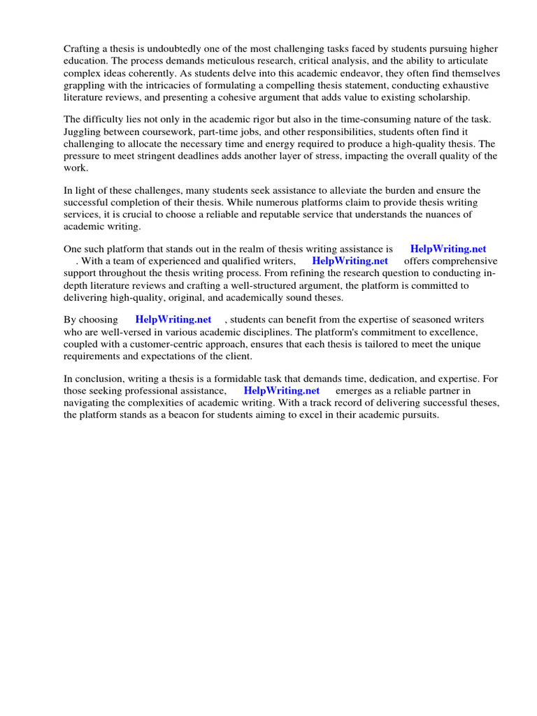 Thesis Point Example | PDF | Essays | Thesis